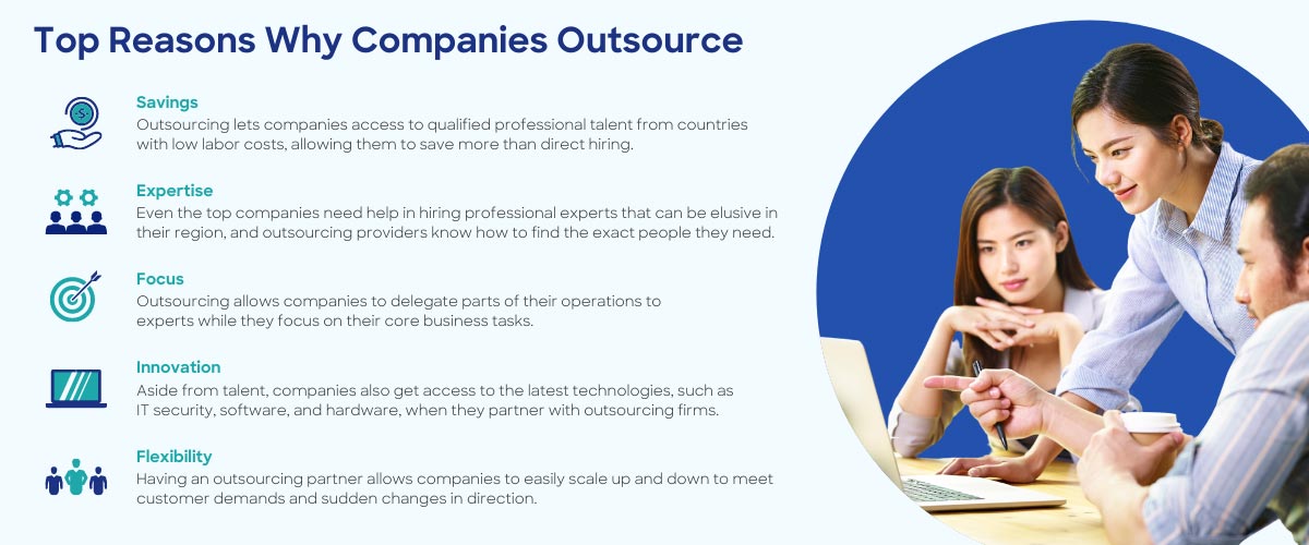 Top Reasons Why Companies Outsource