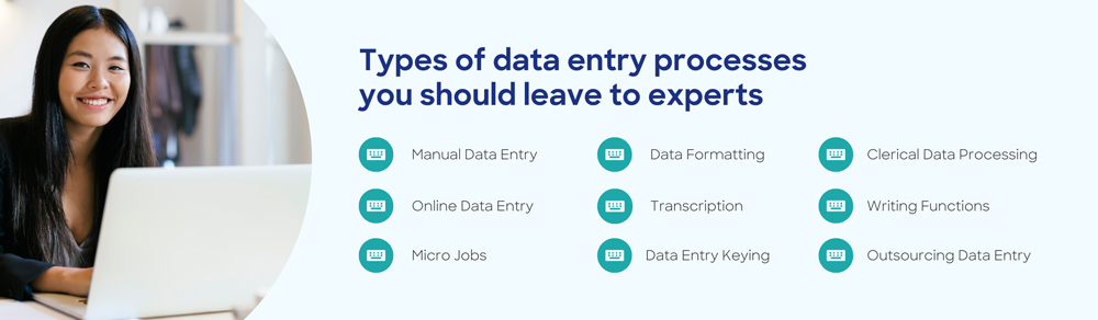 types of data entry processes