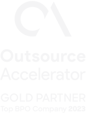 Top BPO Company in 2023 Award for Emapta - Gold Partner