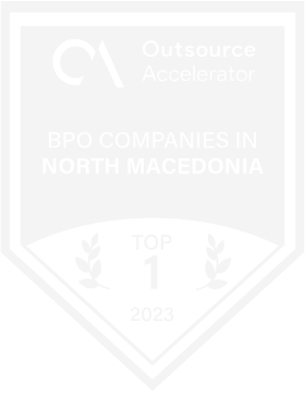 Top #1 BPO Company in Macedonia Award for Emapta