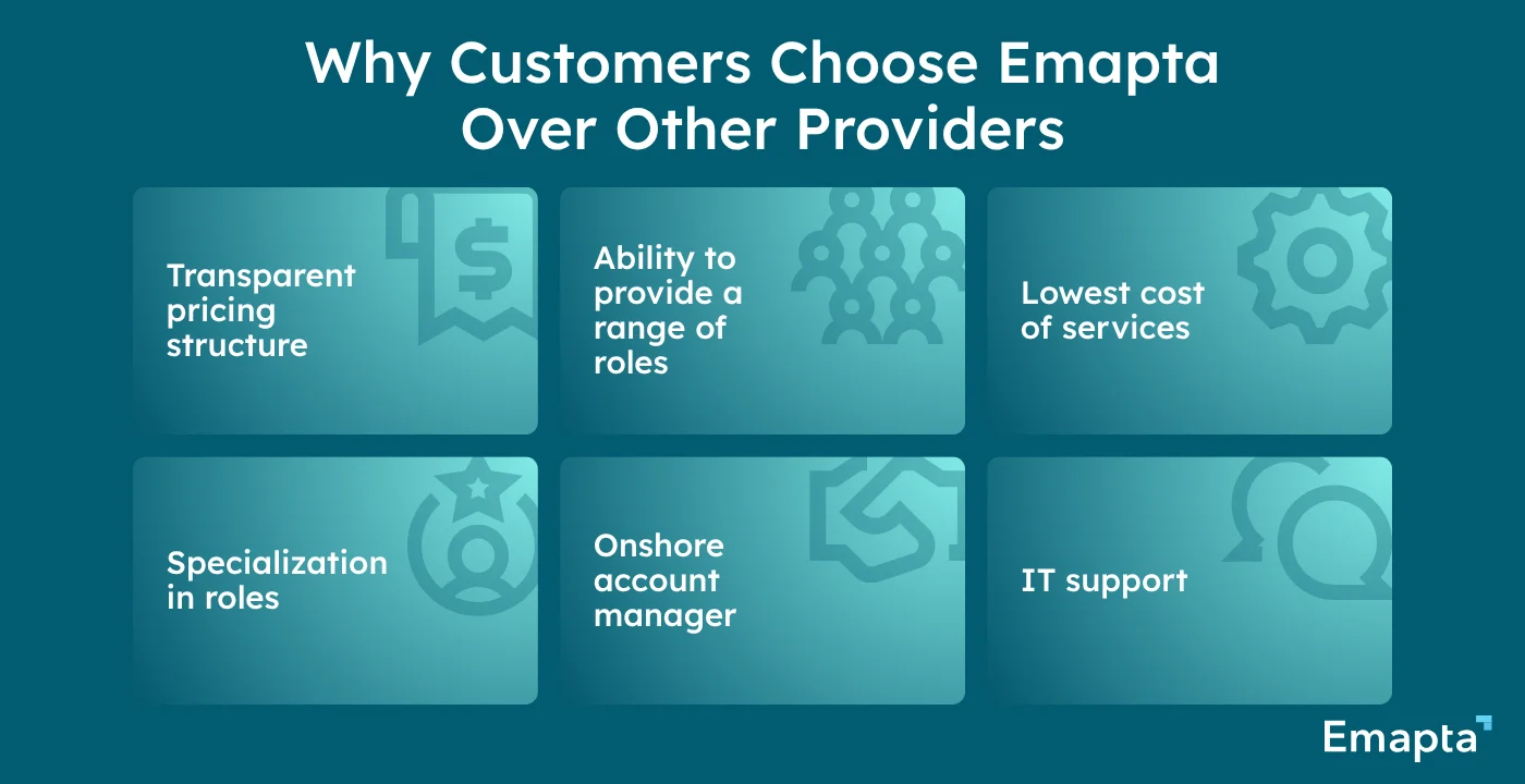 Why Customers Choose Emapta Over Other Providers